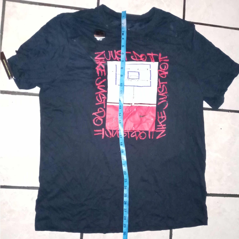 Nike Kids Navy and Red Graphic Tee